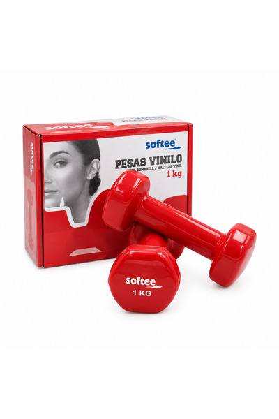 JIM SPORTS TECHNOLOGY Βινυλίου αλτήρες, εξαγωνικοί, 1 kg