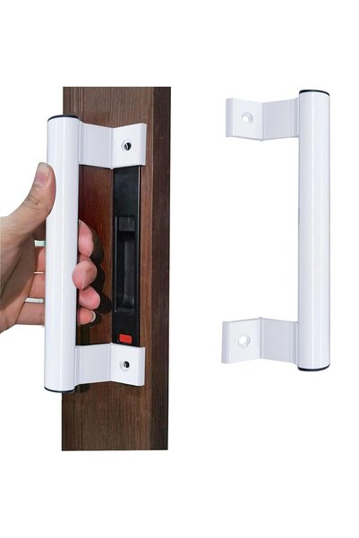SWIUKPHE Aluminum Sliding Door Handle, 8 Inch Replacement Pull, Fits 6-5/8 In...