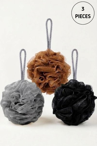 BULLGA Pack of 3 Pieces of Soft Sponge Fiber for Body and Exfoliation from Polga