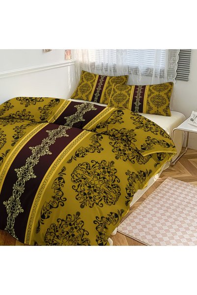 LEADER GLOBAL Premium Bohemian Decor Bedding Set 3Pcs, Soft All Season Bedding