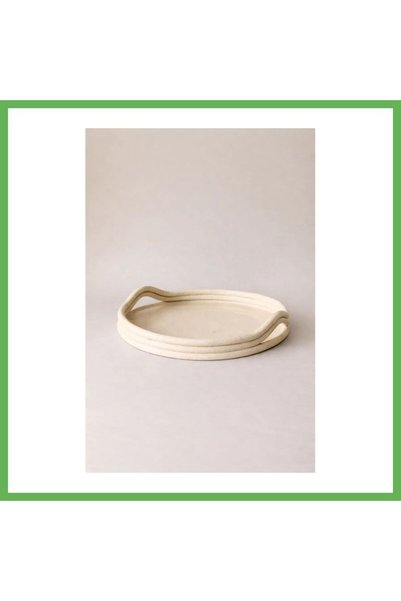 TheGencoo 3D-Printed Mini Tray with Wavy Edges: Desktop Organizer for Watches...