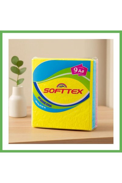 TheGencoo Assorted-Color Cleaning Cloths, Pack of 9 (34.5x35.5 cm) - Value Pa...