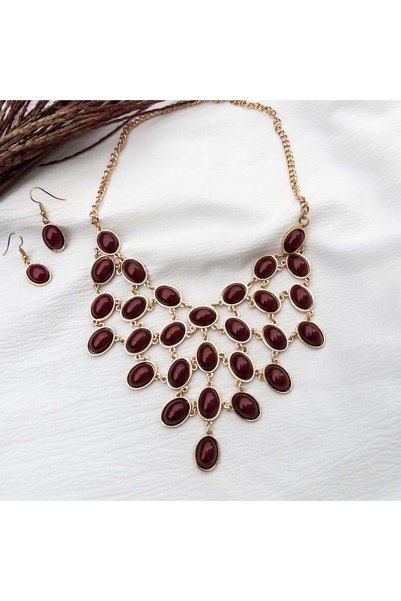 MOONGLOW ACCESSORIES Colier și cercei Sophie