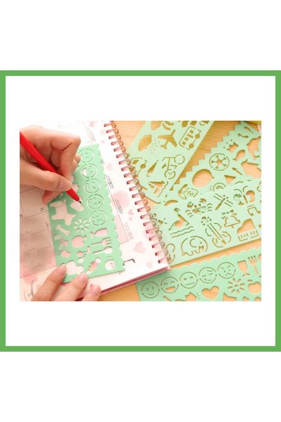 TheGencoo 3D Printing Everyday Objects and Emoji Drawing Template - Multi-Pat...