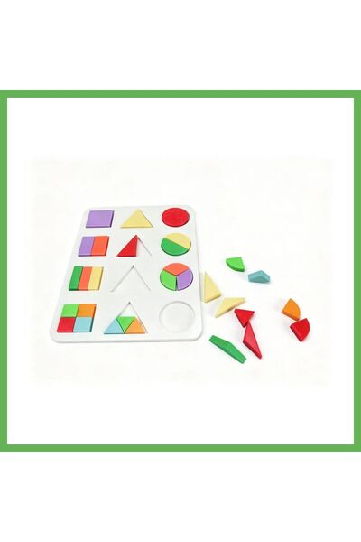 TheGencoo 3D Printing Geometric Shapes and Fractions Educational Set - Colorf...