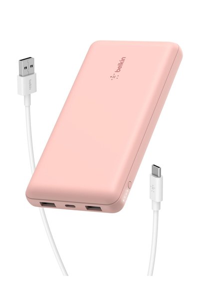 Belkin Limited شاحن بيلكن سي المحمول بسعة 20000 مللي أمبير، بنك طاقة 20K مع م...