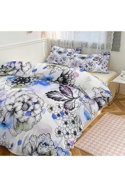 LEADER GLOBAL Boho Soft Sleep Bedding Set 3Pcs, Stylish Bedroom Decoration