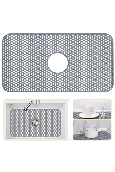 LBMT Under Sink Mat, Silicone Kitchen Sink Protector, Silicone Sink Protector...