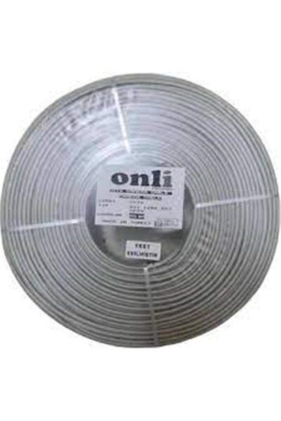 ONLİ ON-5001 2+1 1x0,50 mini Coax 2x0,50mm 100 metre CCA Kamera Kablosu