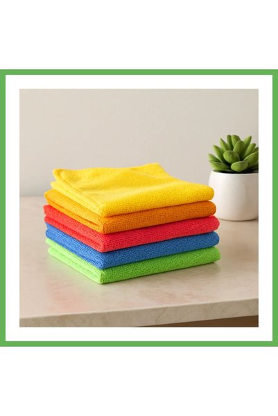 TheGencoo Microfiber Cleaning Cloth, 30x30 cm, Pack of 14, GEN01