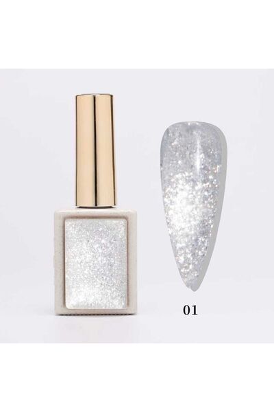 global fashion Ημιμόνιμο Βερνίκι Νυχιών Golden Sand Gel 15 ml, 01