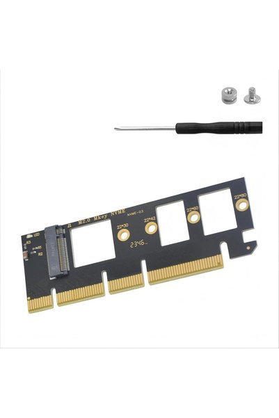 TERRIFI محول M.2 NVMe PCIe، بطاقة محول NVMe PCIe 4.0 لمحركات الأقراص الصلبة M...