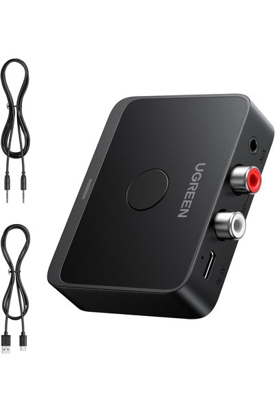 Ugreen Receptor audio Bluetooth 6.0, decodare LDAC, audio Hi-Res, ieșire 3.5m...