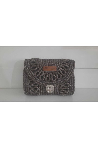 MTG JÜT TASARIM Sümbül Model Crossbody Jute Wicker Cord Strap Handmade Should...