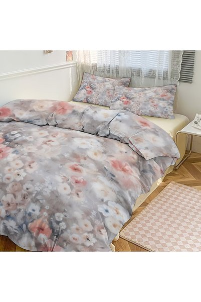 LEADER GLOBAL Elegant Bohemian Decor Bedding Set 3 Pieces, Duvet & Pillowcases