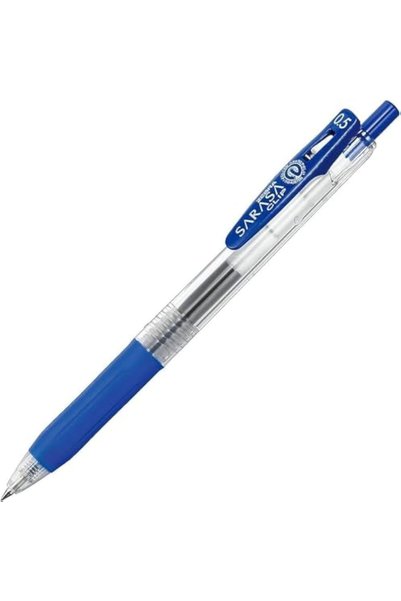 Zebra Pen قلم زيبرا ساراسا، رأس 0.5 مم، لون أزرق (عبوة تحتوي على 10 أقلام).