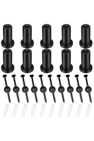 NALACAL 10-Piece Heavy Duty Barn Door Spacer Kit - Complete Sliding Door Trac...