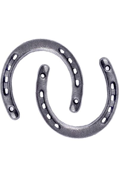 GENERAL GGTYHAO 12PCS Cast Iron Horseshoe，for Good Lucky, Durable Cast Iron M...