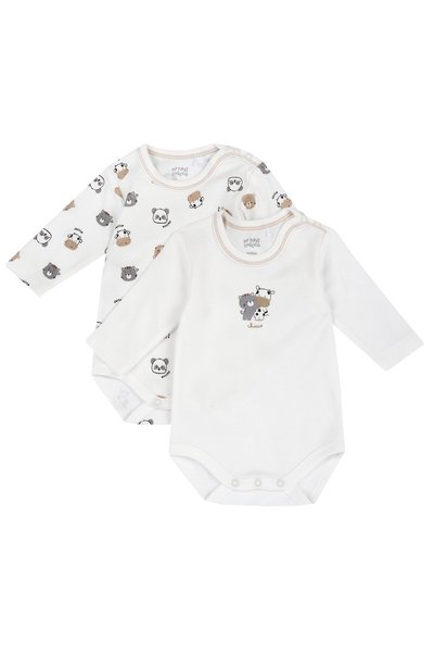Chicco Body bebelusi Chicco, set doua bucati, Alb, 00656-69MFCI