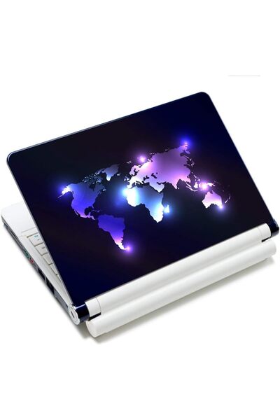 GENERAL ملصقات لابتوب مقاس 15.6 بوصة، ملصق فينيل قابل للإزالة بتصميم لطيف ومض...