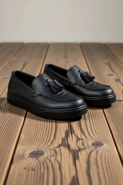 BENERLY Men's Tasseled, Laceless, Leather, Everyday, Casual, Classic Sneakers...