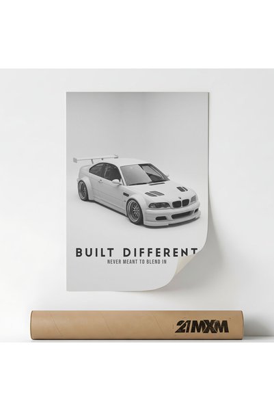 21mxm Poster Decorativ Tematică Automotive & Motivation - 'Built Different', ...