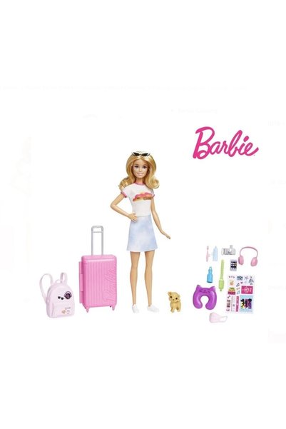 Barbie Papusa Gata de Calatorie - Mattel