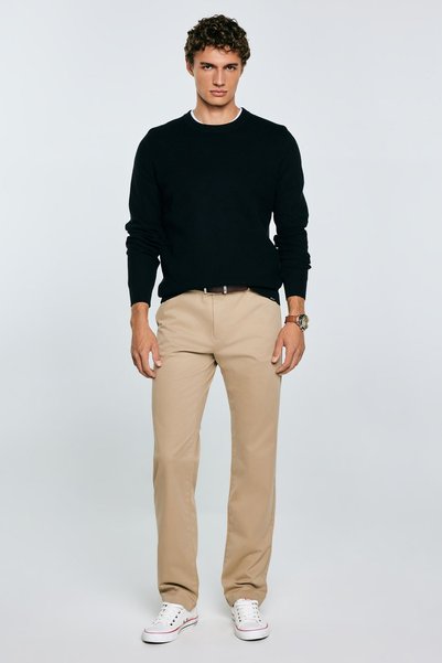 Big Star Pantaloni chino bărbătești bej Trevor 801 W34 L30