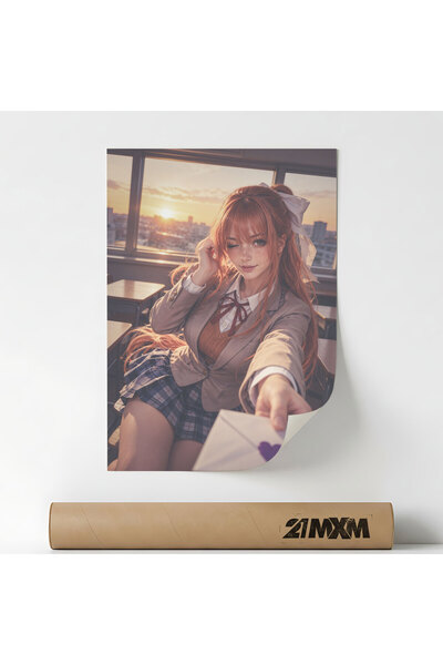 21mxm Poster decorativ cu tematică inspirată de anime - Modă școlară 'After S...