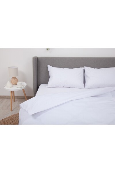 SOFTDREAM Soft Dreams Euro Duvet Cover Set 200x220 optical white