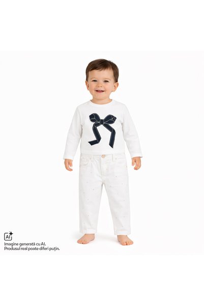 Chicco Bluza copii Chicco, Alb, 01234-70MC