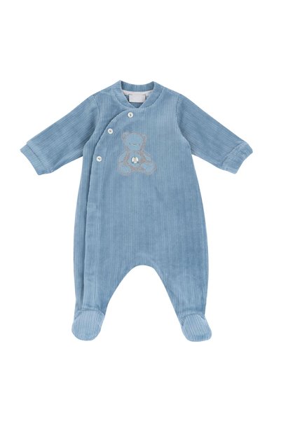 Chicco Salopeta bebelusi din velur, Verde, 02376-71MFCI