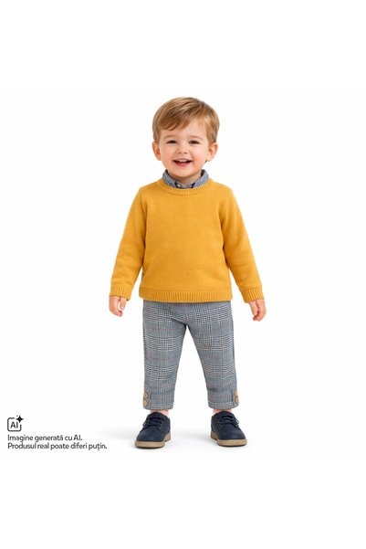 Chicco Pantaloni bebelusi Chicco, Albastru inchis, 00162-69MFCO