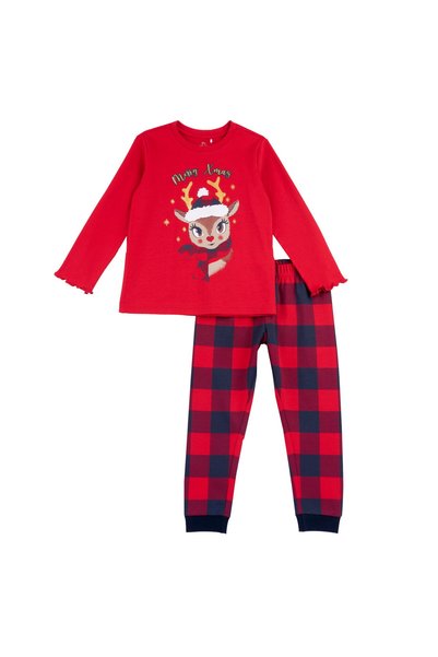 Chicco Pijama copii pentru Craciun, Rosu, 31482-67MC