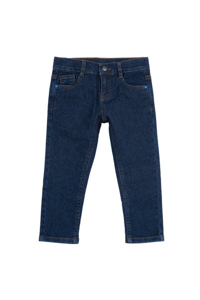 Chicco Pantaloni copii denim stretch, albastru inchis, 07520-67MC