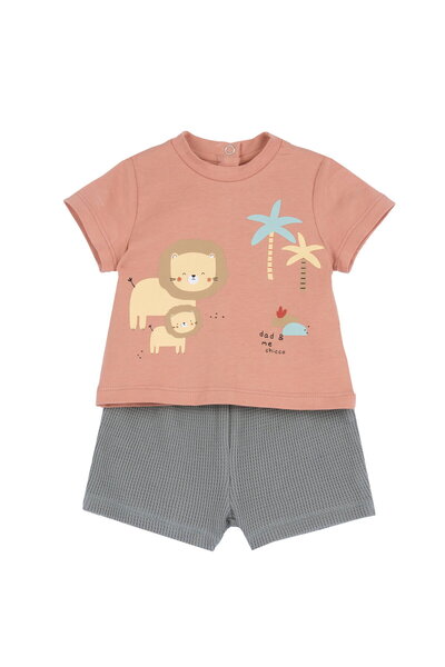 Chicco Tricou copii si pantaloni scurti Chicco, Verde, 01633-70MFCI