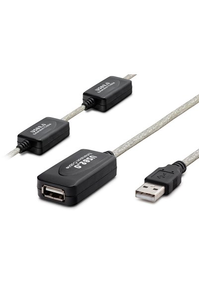 Skygo Usb Uzatma Kablosu 25 M - Silver Siyah HDX7546