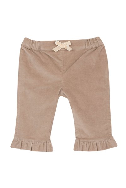 Chicco Pantaloni lungi bebe Chicco, Bej cu alb, 00104-69MFCO