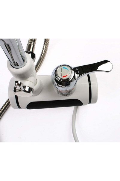 NO BRAND Robinet Electric cu incalzire instantanee + dus, cu afisaj LED si pr...