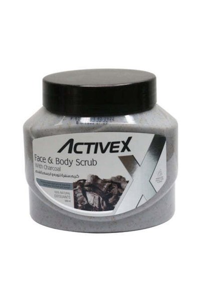 Activex مقشر للوجه والجسم 500 مل - بالفحم |   منتجات العناية بالبشرة لتنقية ا...