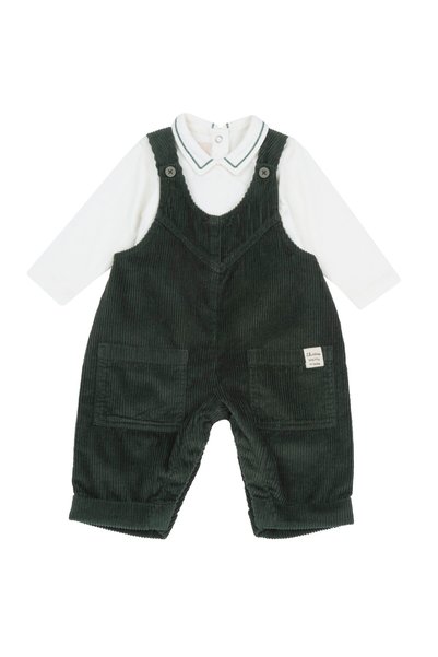 Chicco Costumas body si salopeta bebe, Verde, 02668-71MFCO