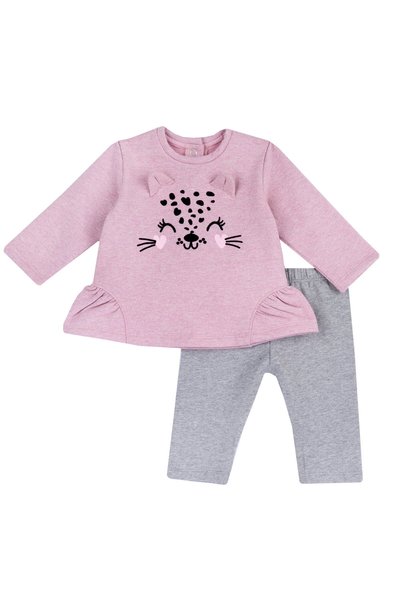 Chicco Costum bluza si colanti copii Chicco, roz prafuit, 75969-67MFCO