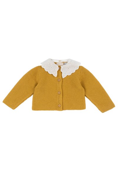 Chicco Cardigan copii tricotat, galben 2, 00416-69MFCO