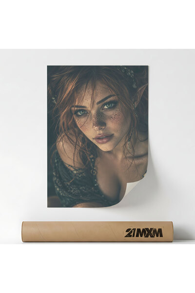 21mxm Poster Decorativ Tematică Dark Fantasy & Portrait - 'Enchanted Shadows'...