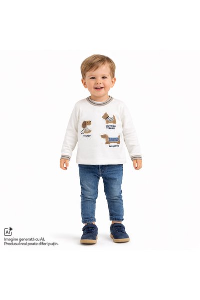 Chicco Bluza copii Chicco, Alb, 00489-69MFCO