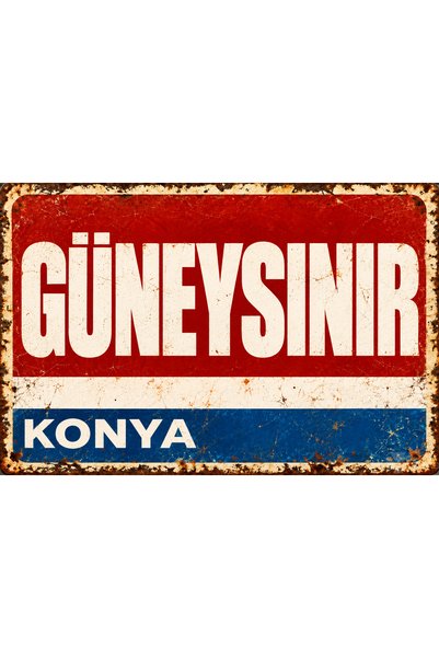 Lucena Güneysınır Konya Tablou de perete retro-vintage din metal, indicator r...
