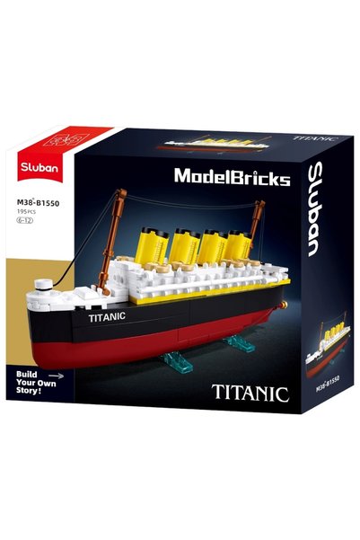Sluban Set de construcție modele, 194 piese, Titanic -