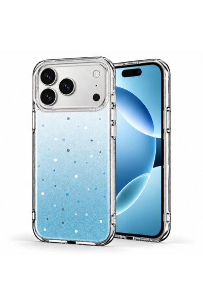 Microsonic Stellora Nova Blue Case Compatible with the Apple iPhone 17 Pro