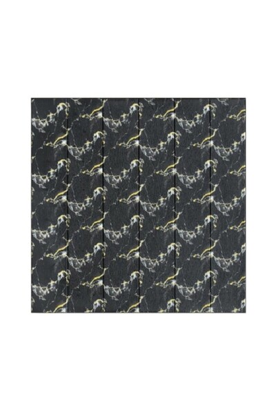 Evolium Set 10 Placi Tapet 3D, 70 x 70 cm, Grosime 3 mm, Negru, Evolium, din ...