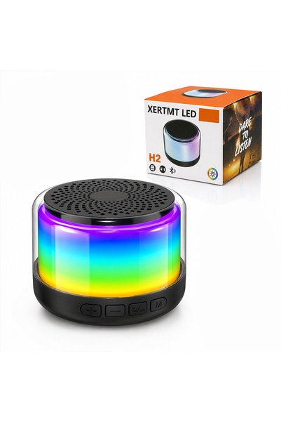 Eco Lounge Bt - Sd - Usb Şarjlı Rgb Işıklı Bluetooth Wireless Speaker Hoparlör 3W PL-4675